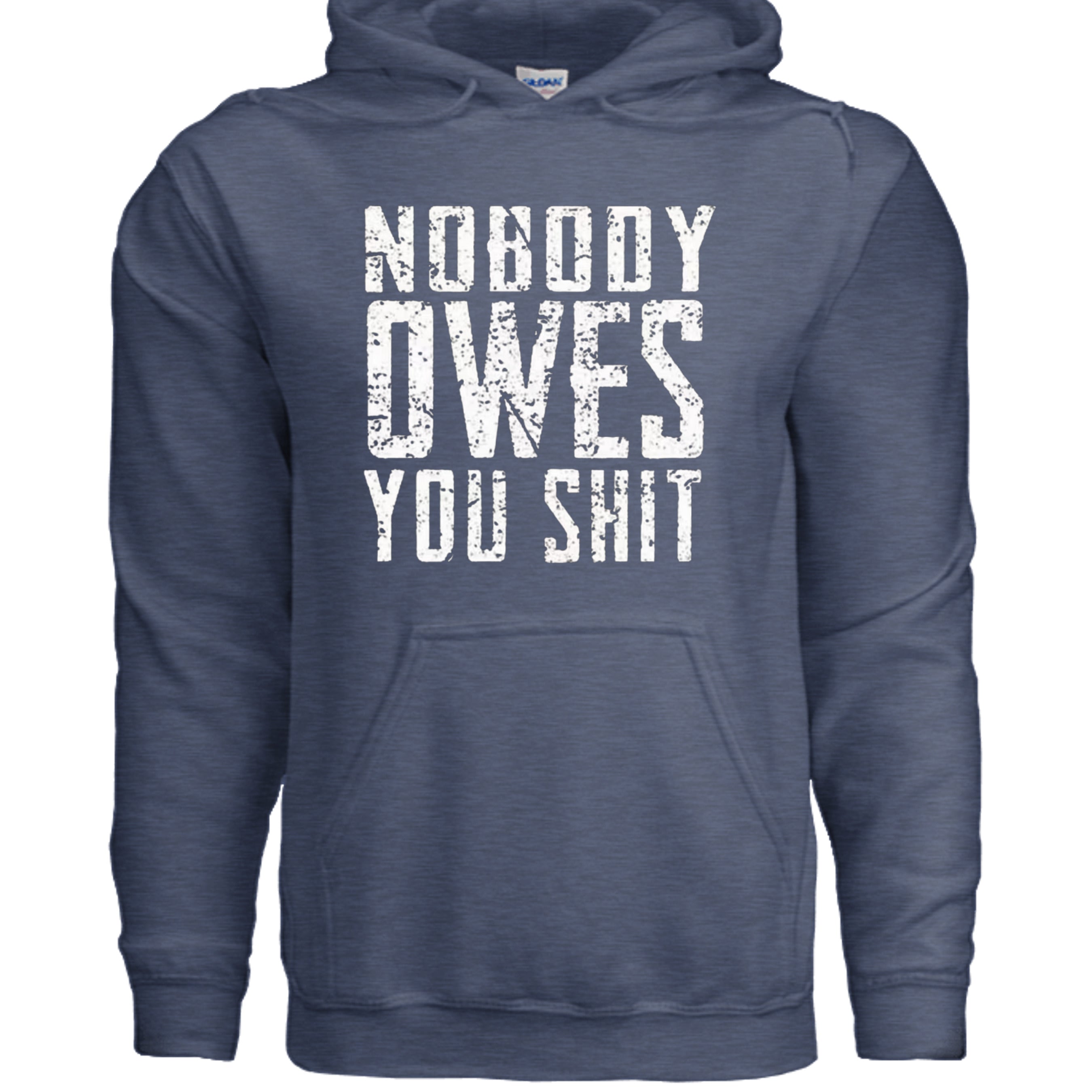 Heather Sport Dark Navy - G185 - FRONT