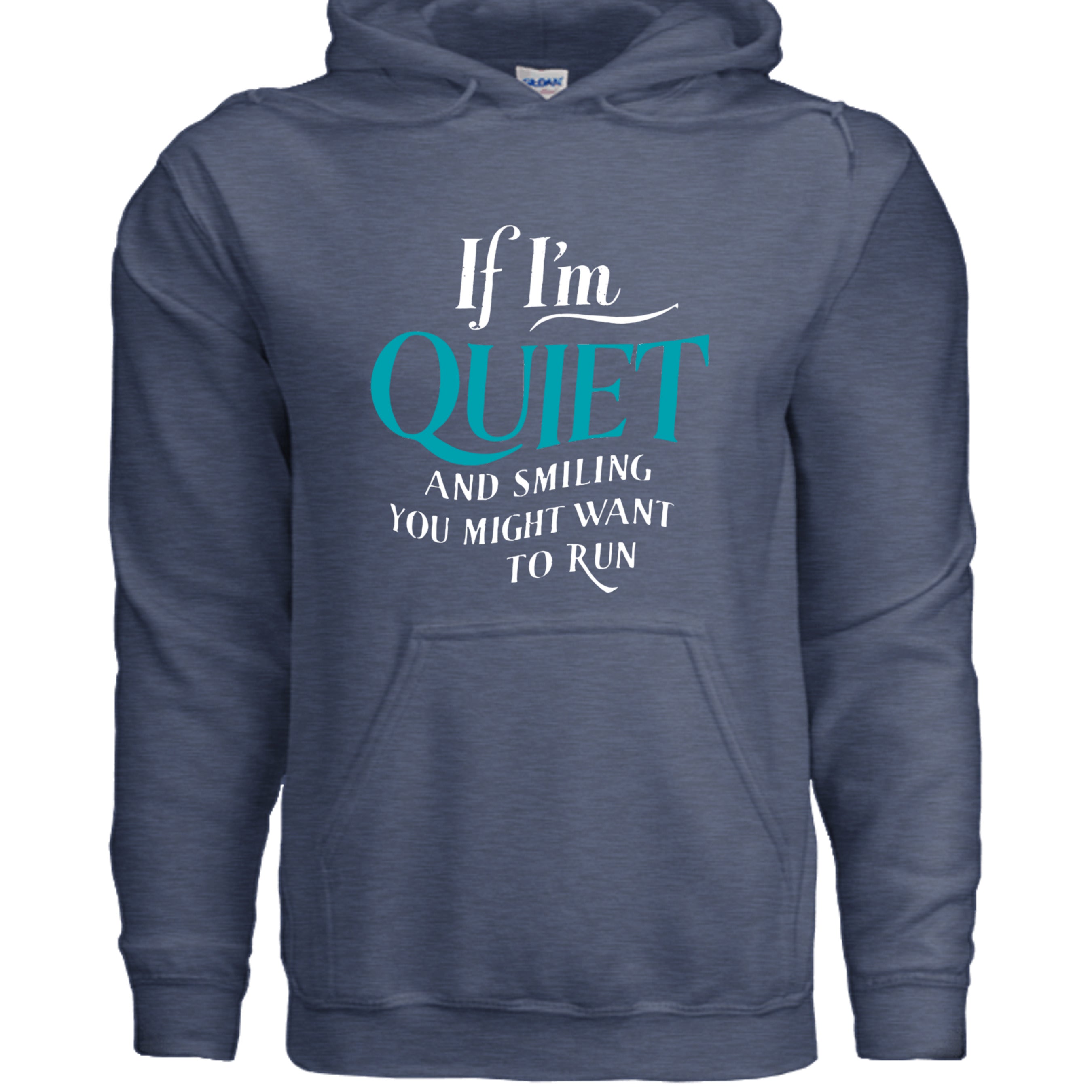 Heather Sport Dark Navy - G185 - FRONT