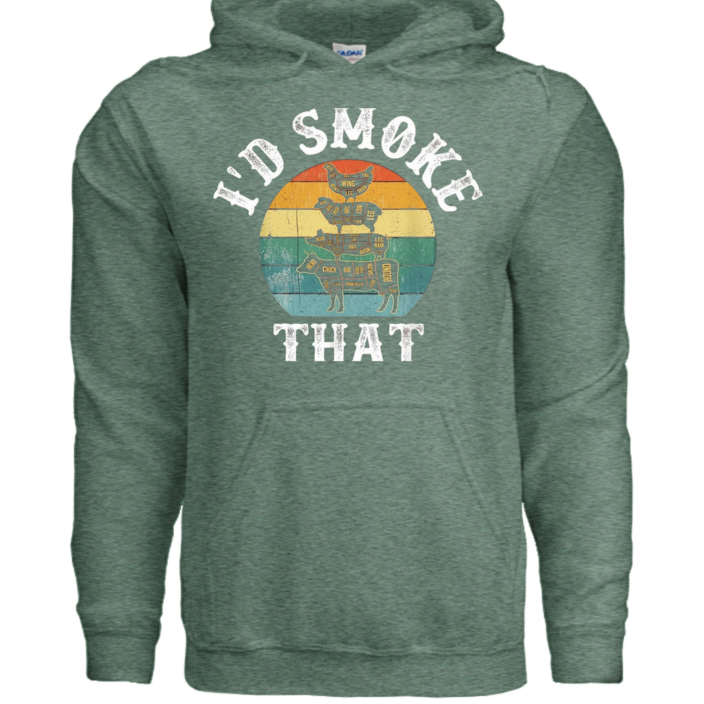 Heather Sport Dark Green - G185 - FRONT