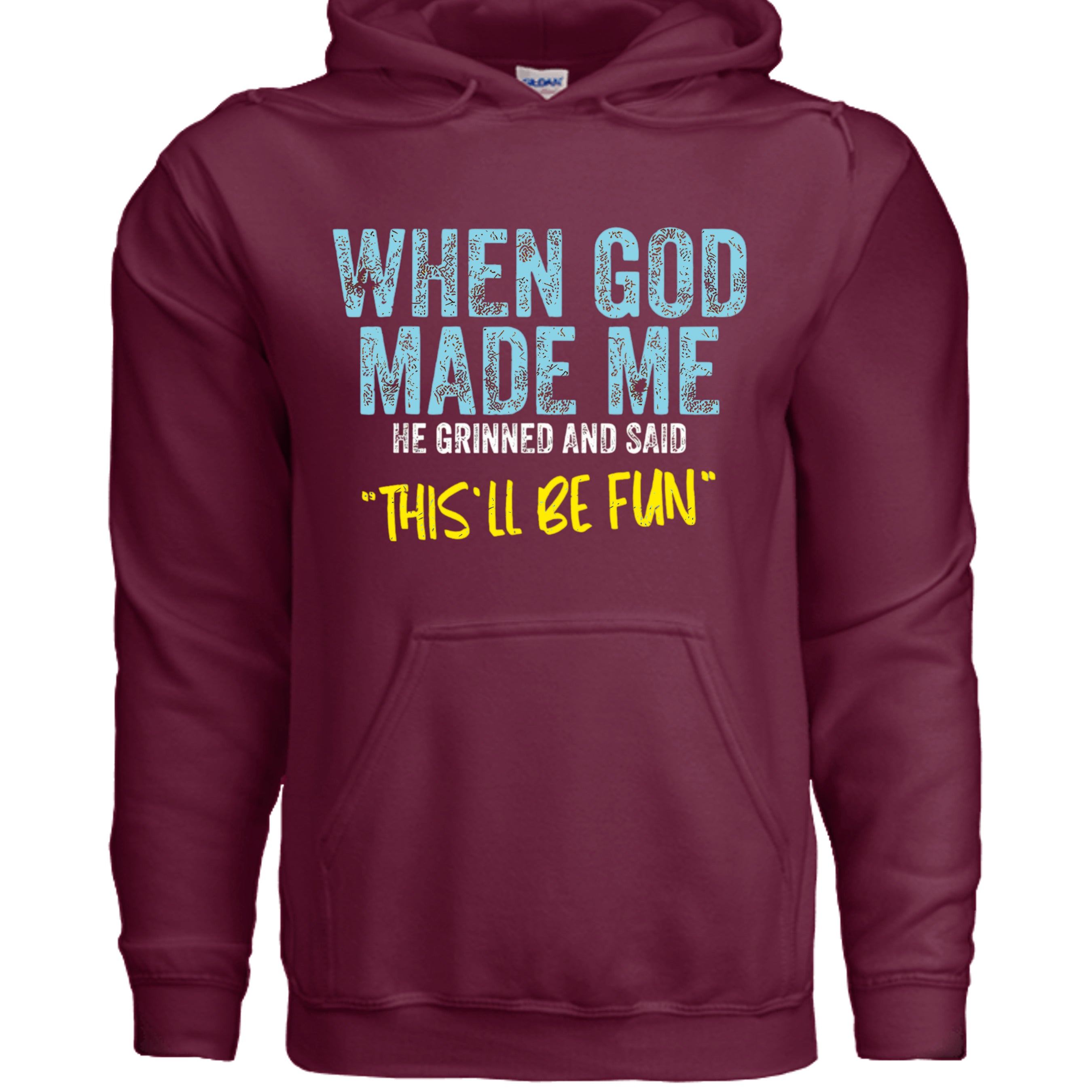 MAROON - G185 - FRONT