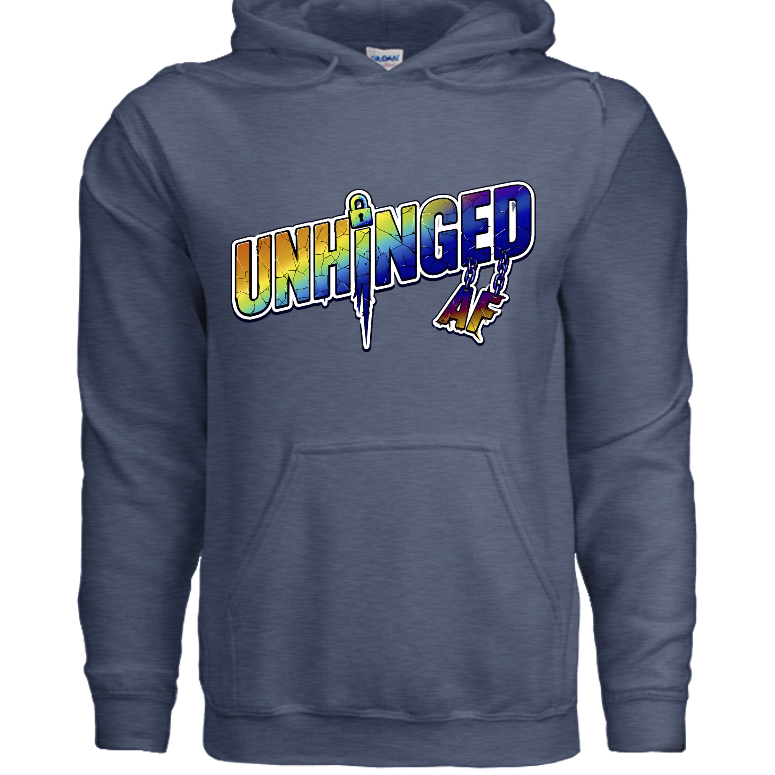 Heather Sport Dark Navy - G185 - FRONT