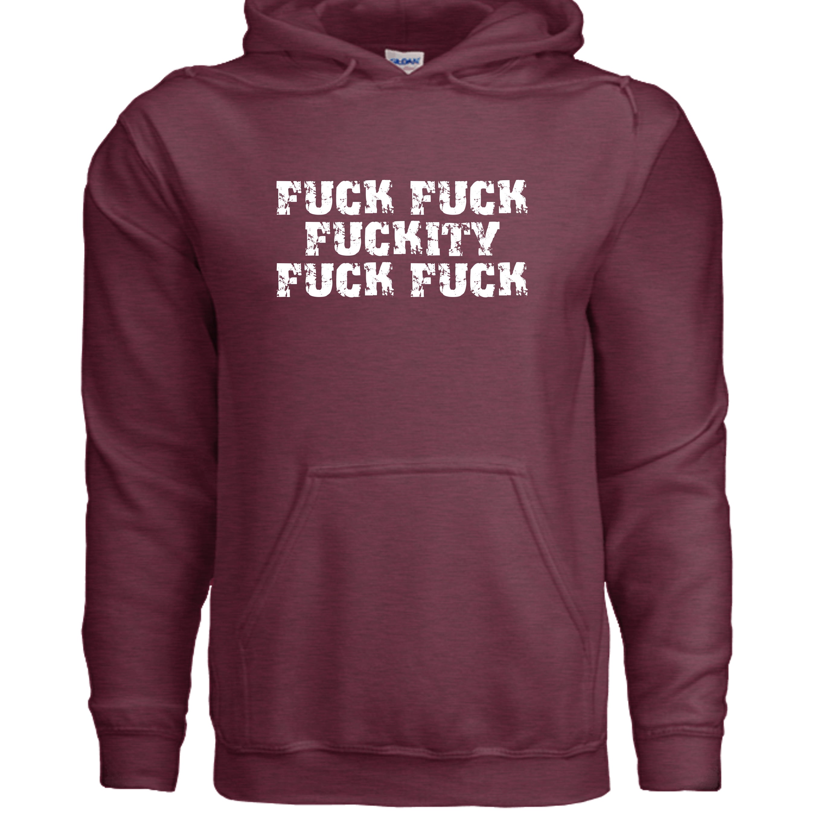 Heather Sport Dark Maroon - G185 - FRONT