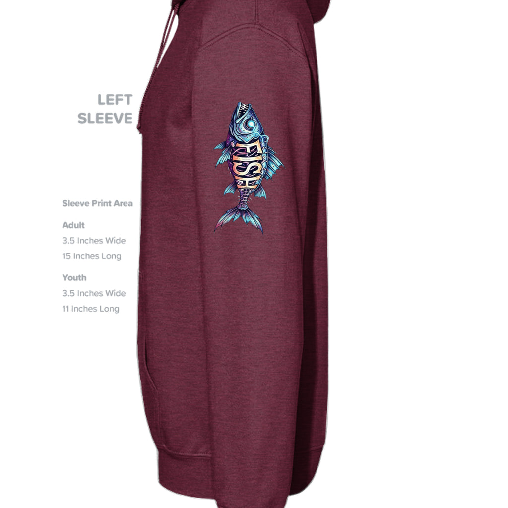 Heather Sport Dark Maroon - G185 - SLEEVE_LEFT