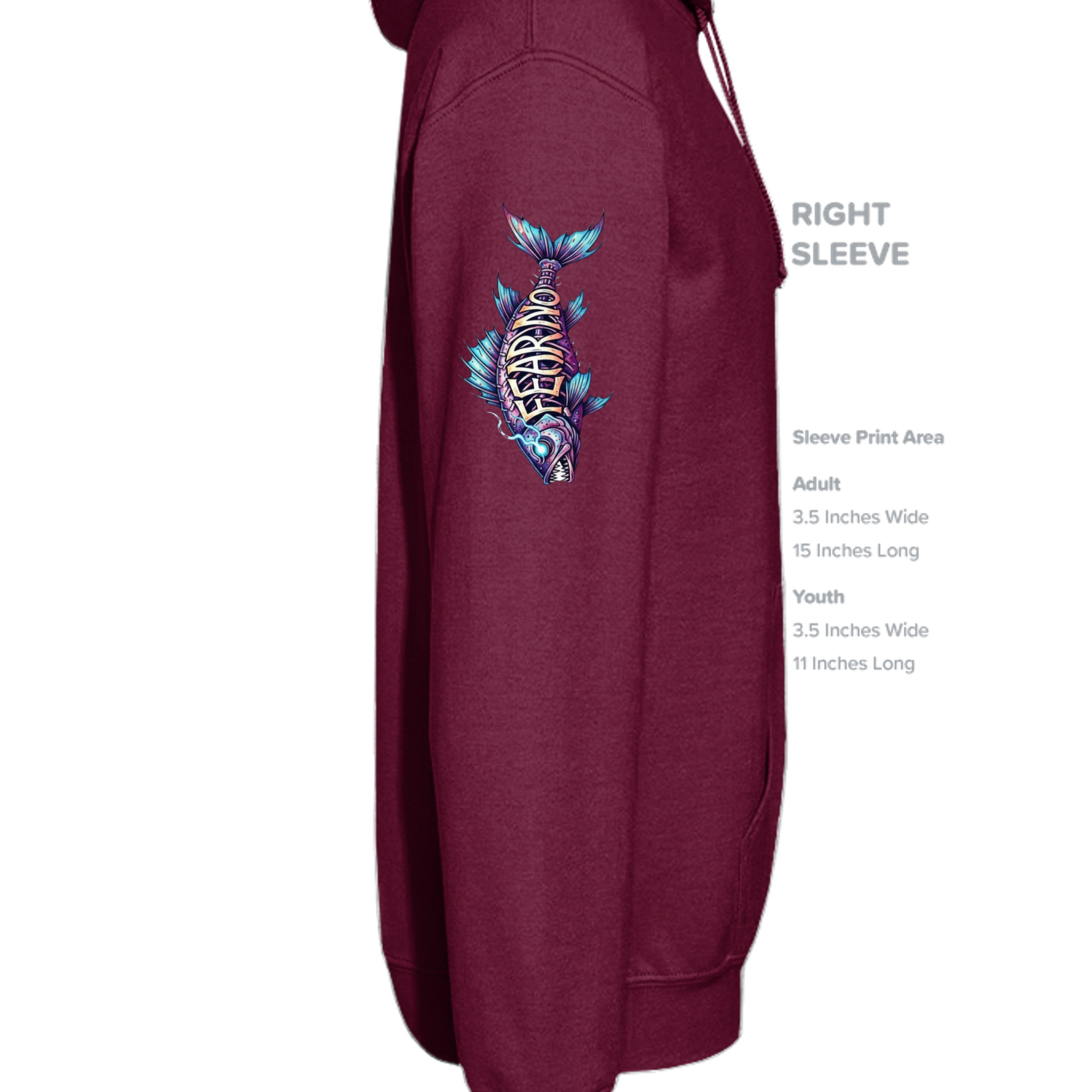 MAROON - G185 - SLEEVE_RIGHT