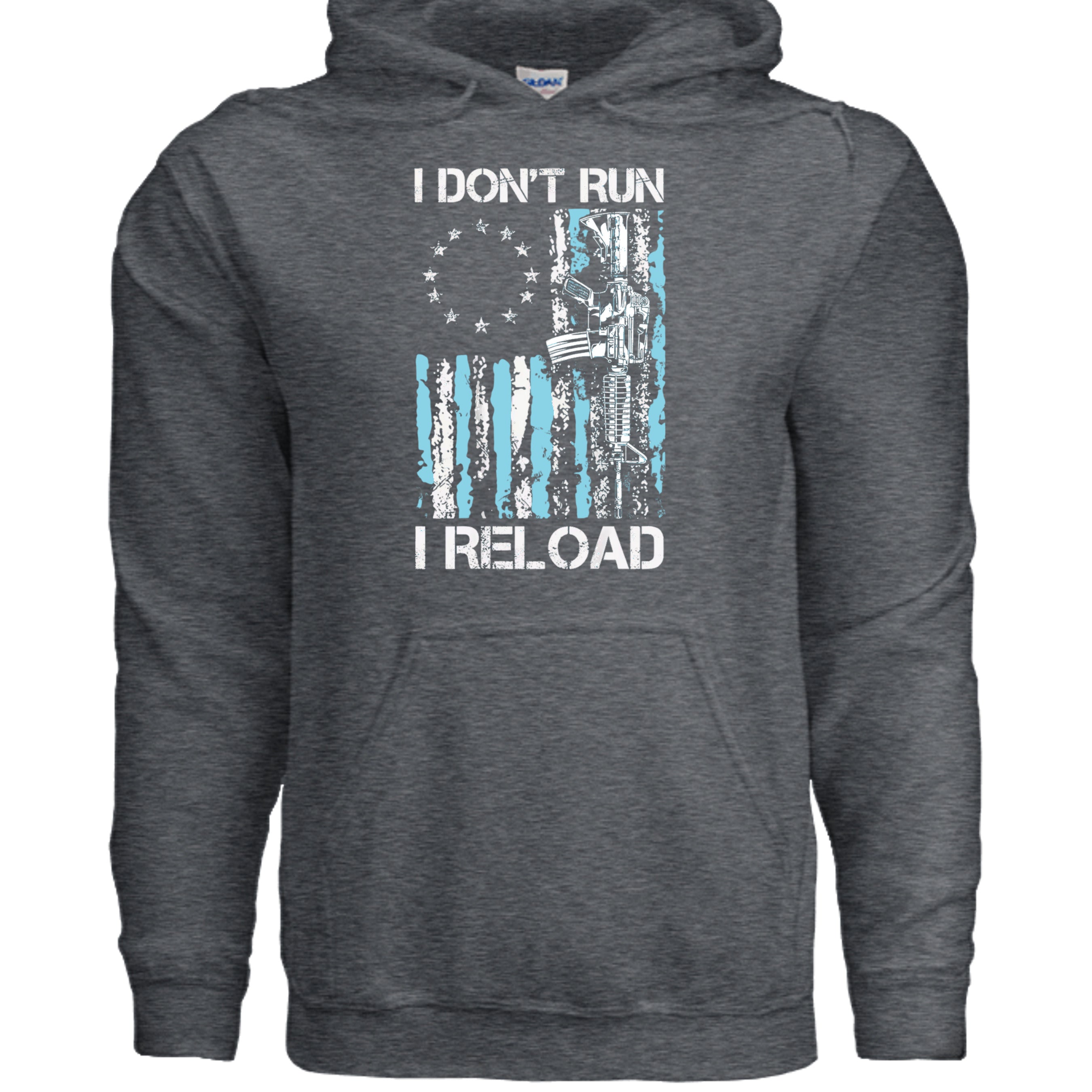 DARK HEATHER - G185 - FRONT