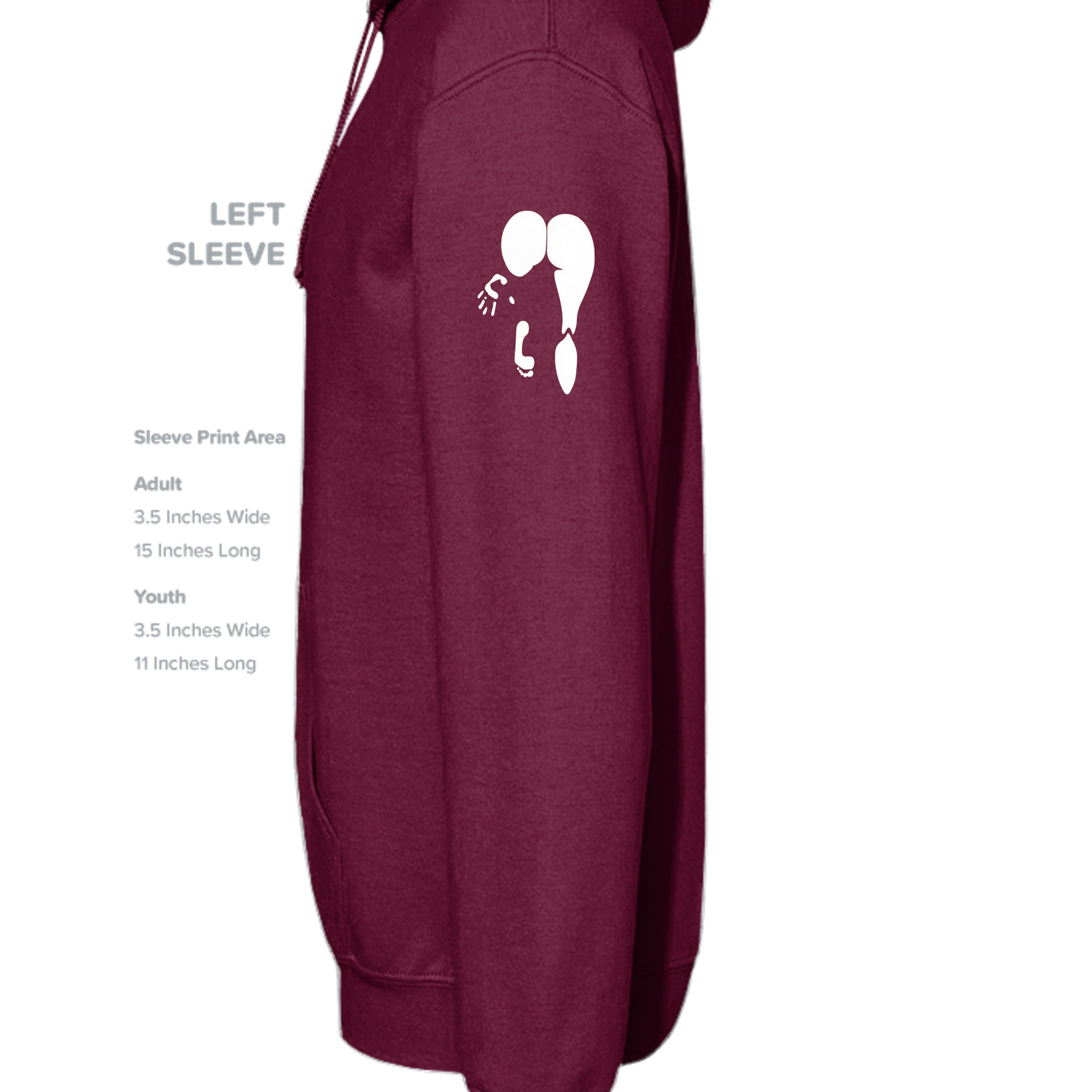 MAROON - G185 - SLEEVE_LEFT