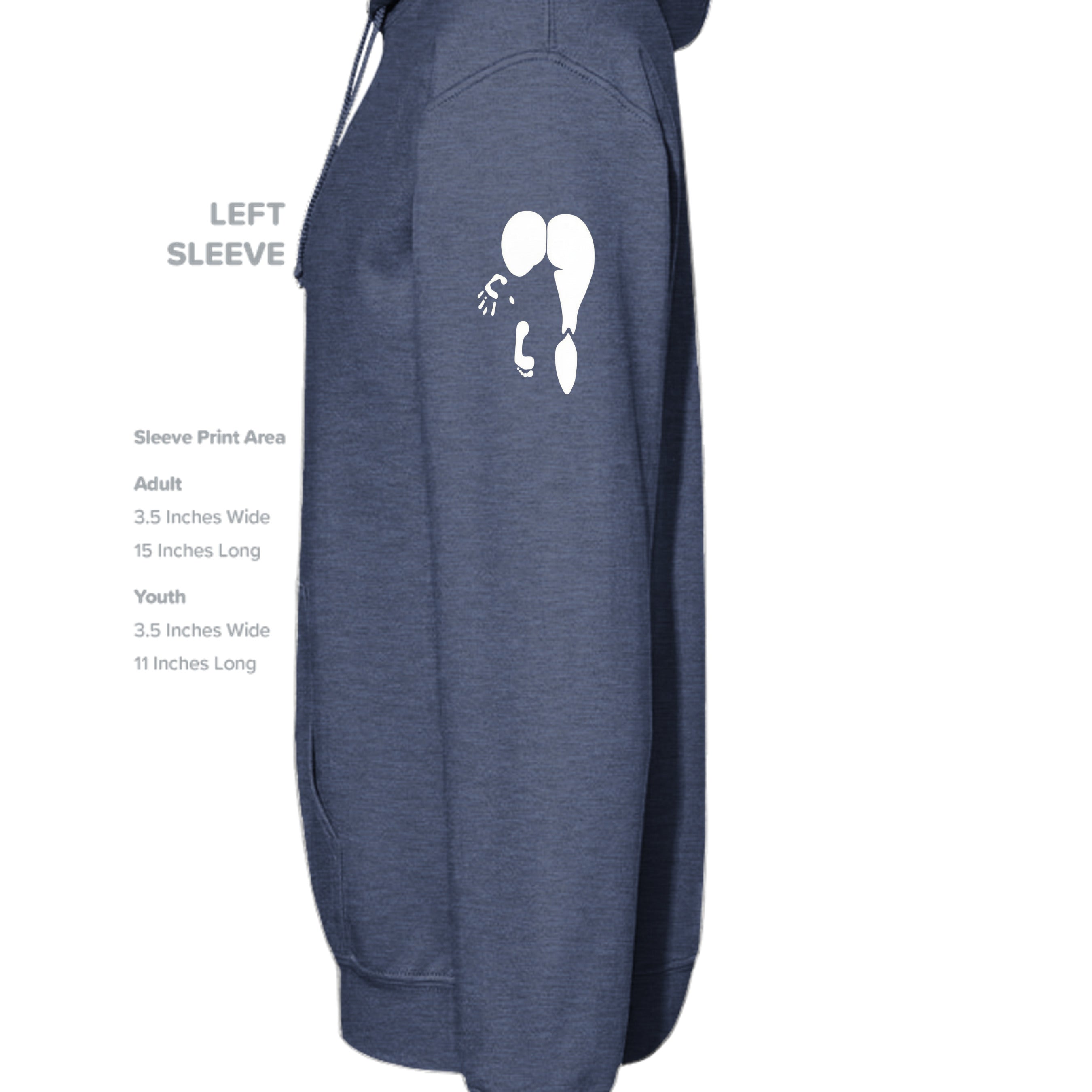 Heather Sport Dark Navy - G185 - SLEEVE_LEFT
