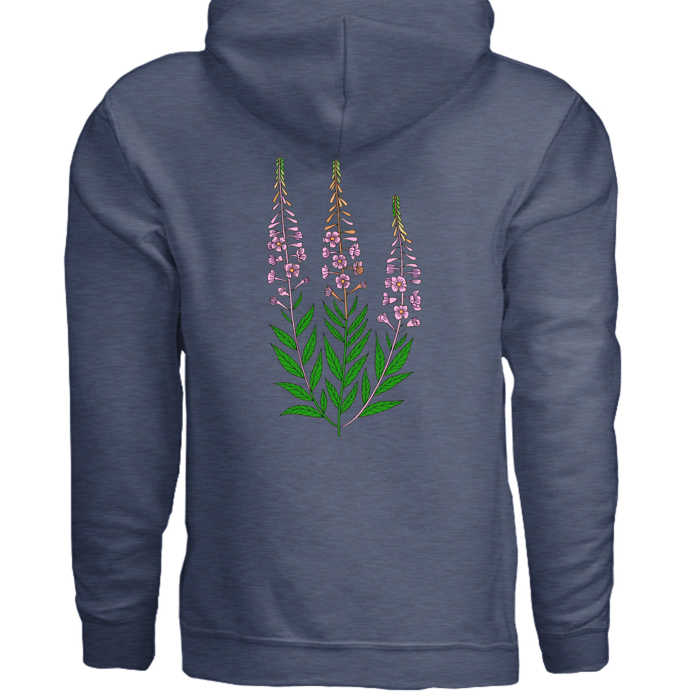 Heather Sport Dark Navy - G185 - BACK