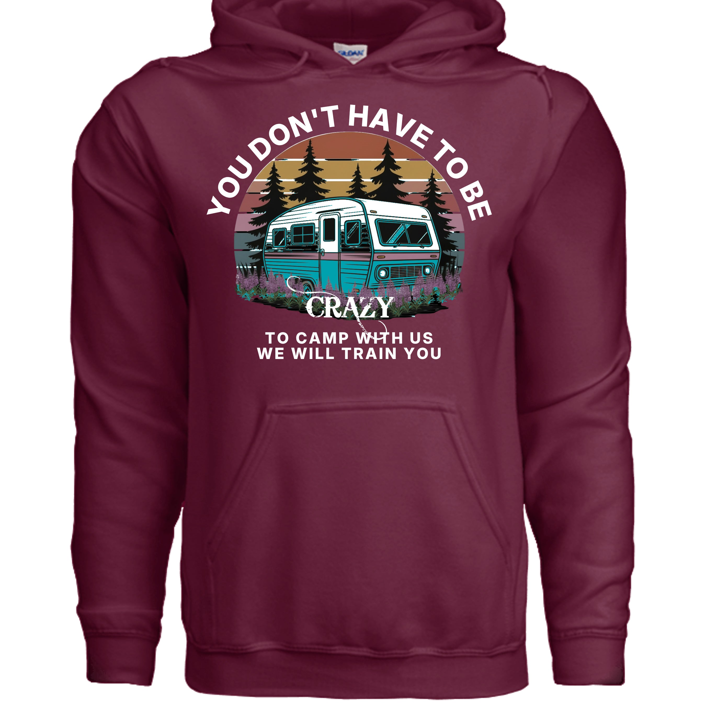 MAROON - G185 - FRONT
