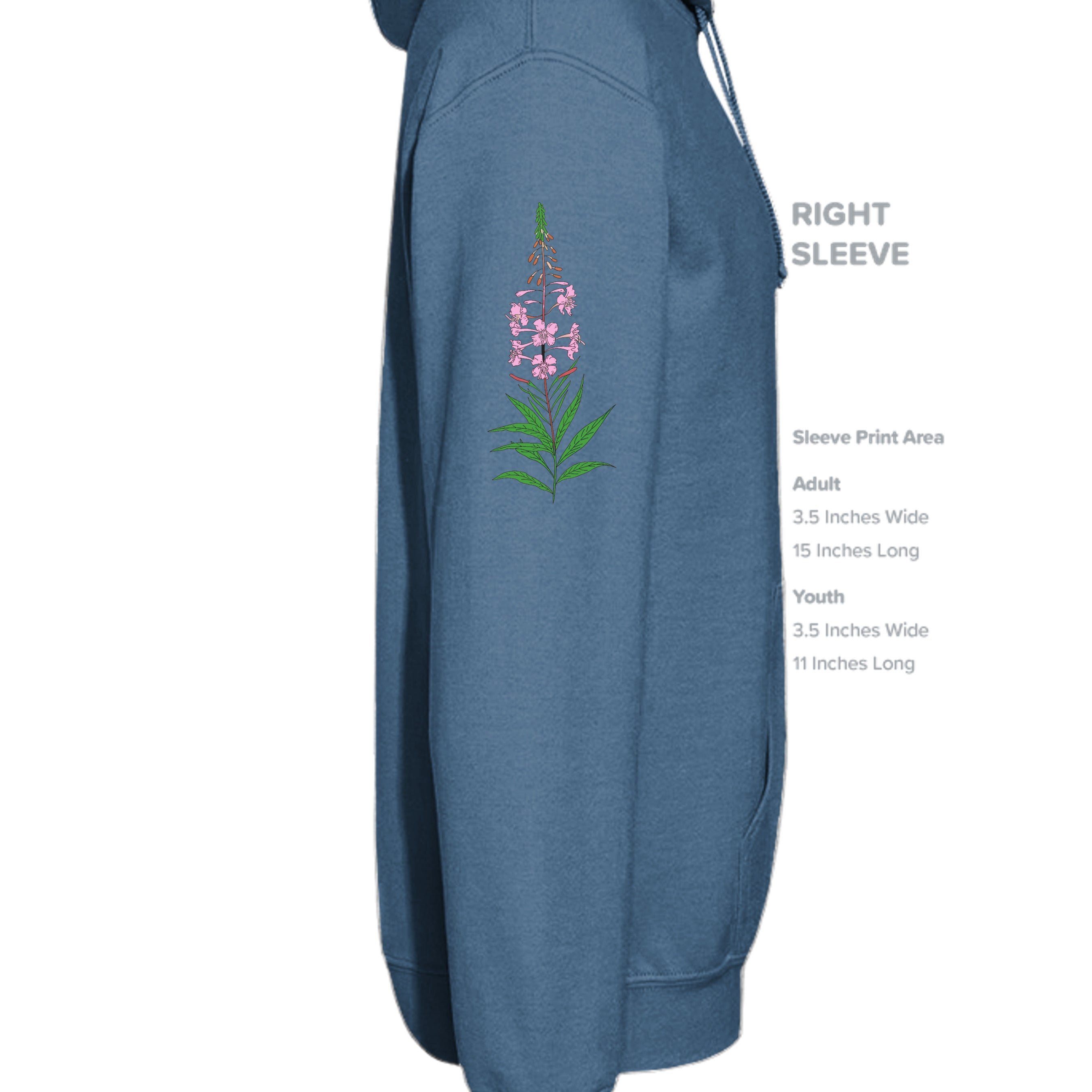 INDIGO BLUE - G185 - SLEEVE_RIGHT