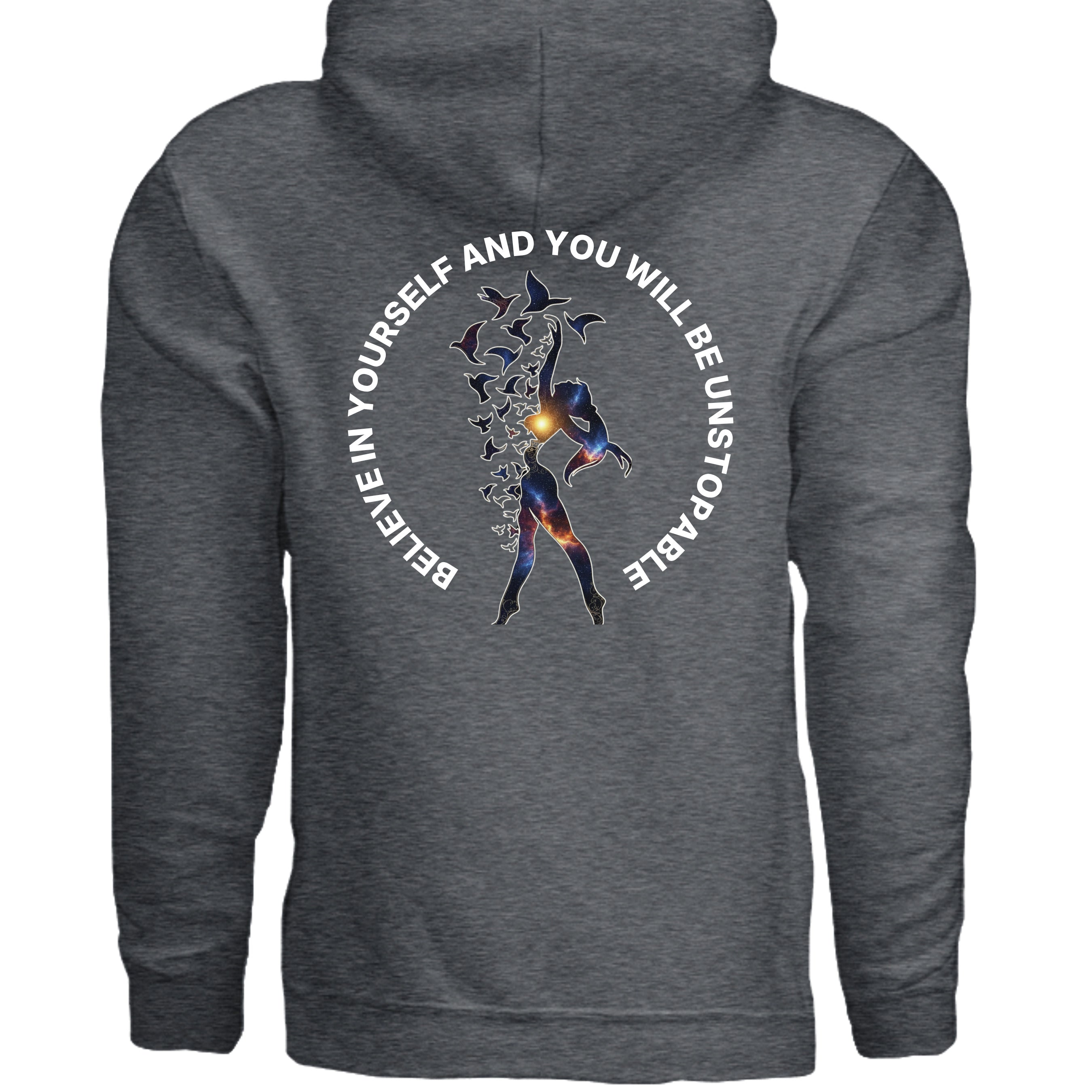 DARK HEATHER - G185 - BACK