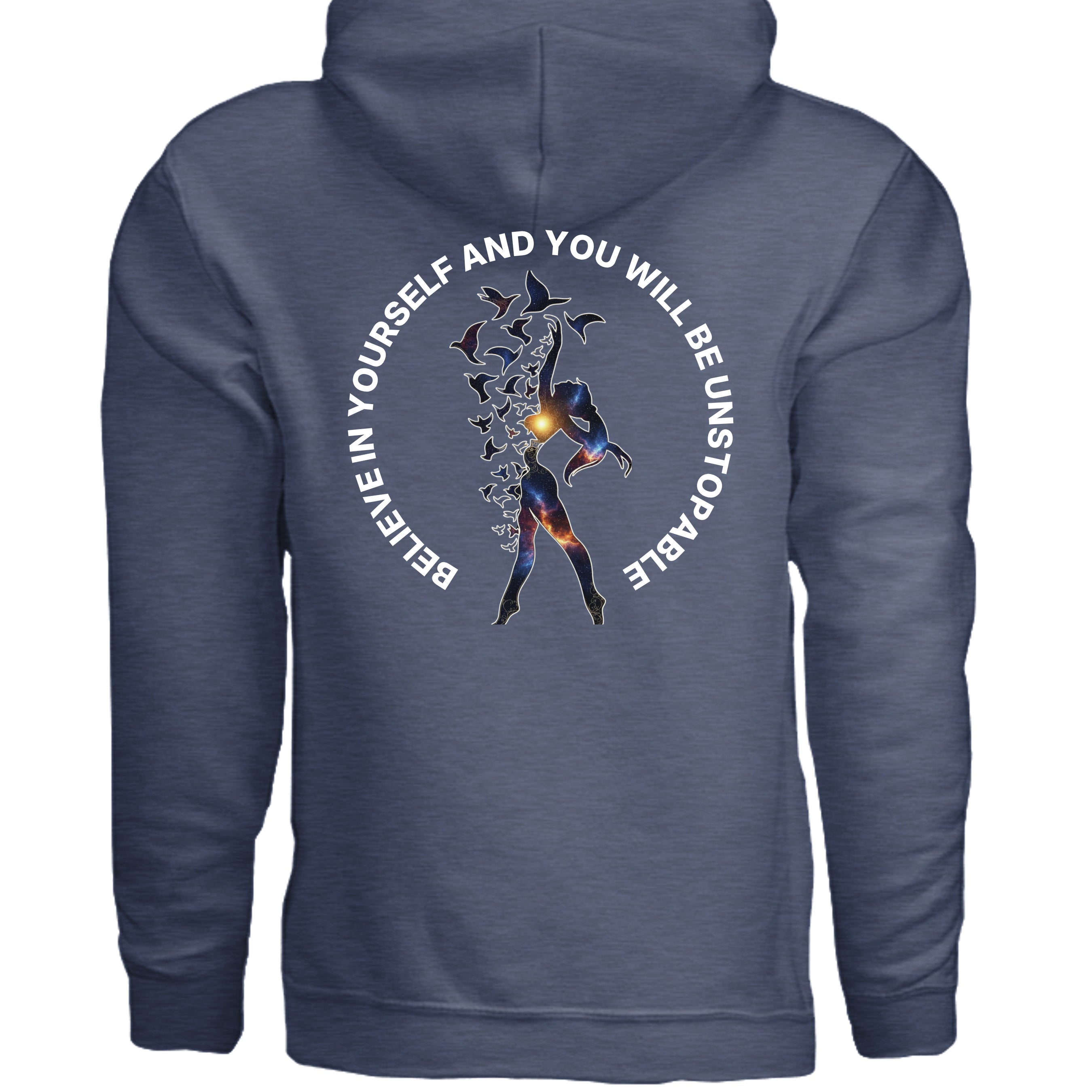 Heather Sport Dark Navy - G185 - BACK