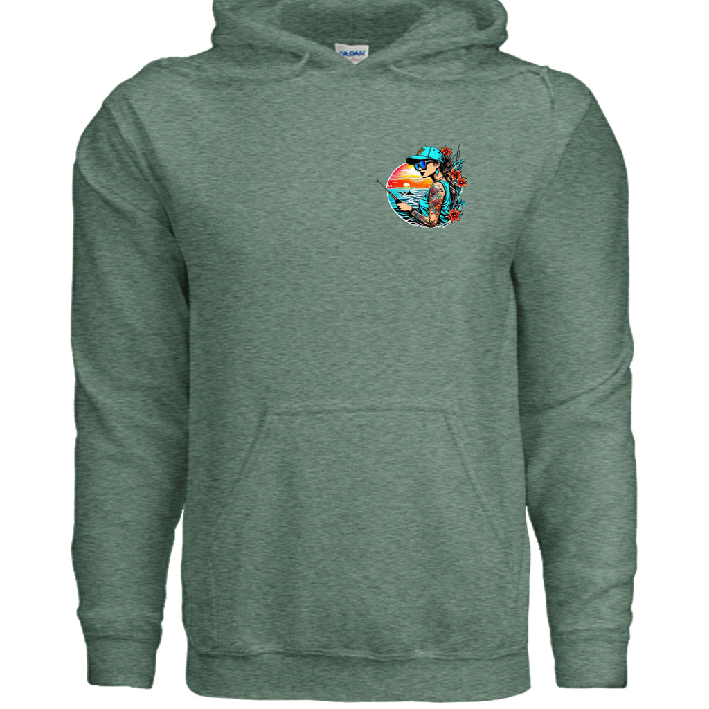 Heather Sport Dark Green - G185 - FRONT