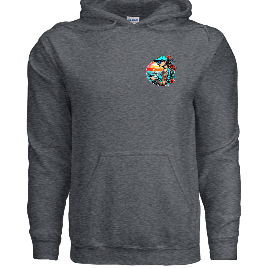 DARK HEATHER - G185 - FRONT