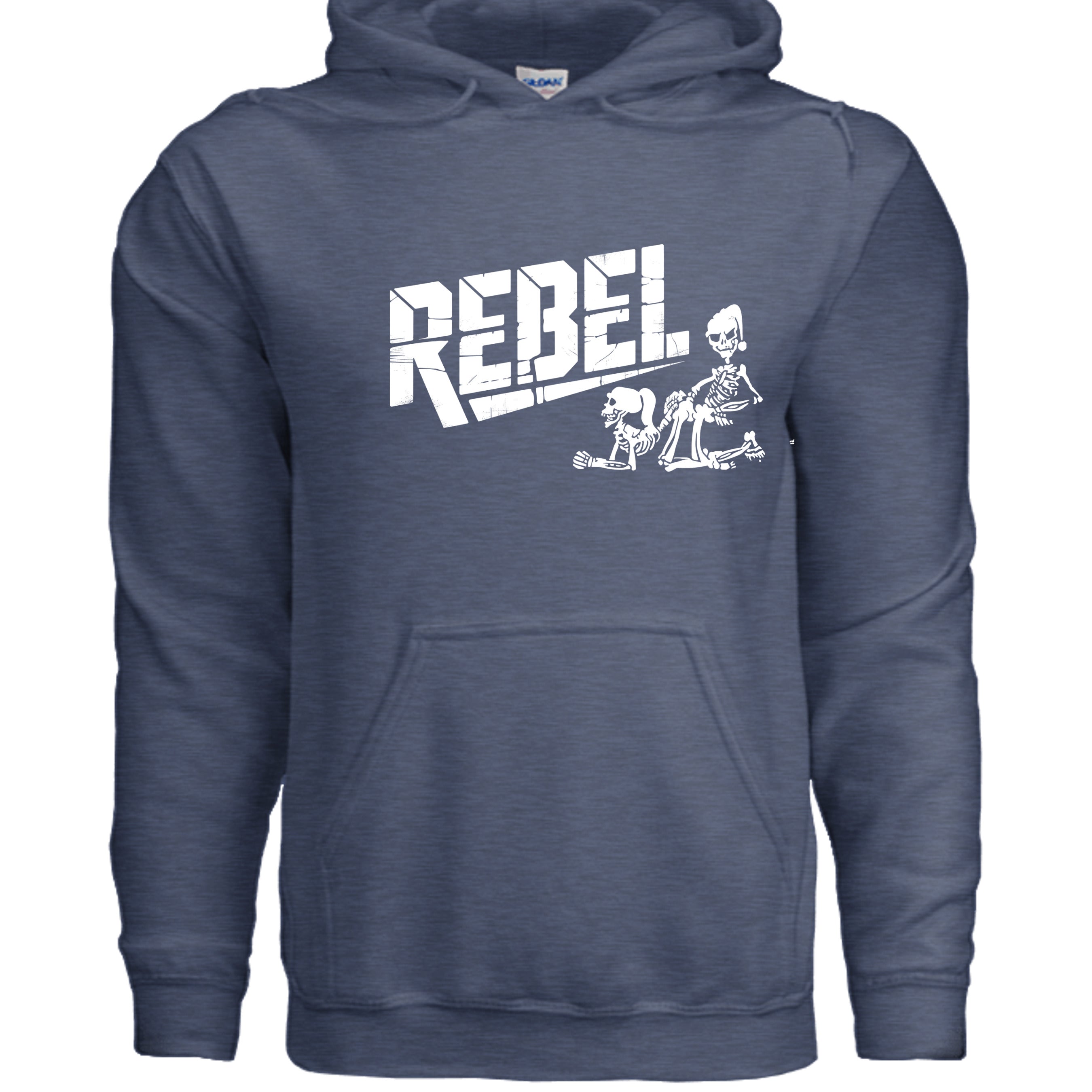 Heather Sport Dark Navy - G185 - FRONT