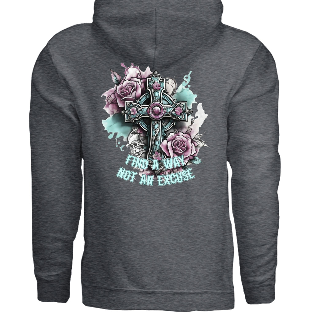 DARK HEATHER - G185 - BACK