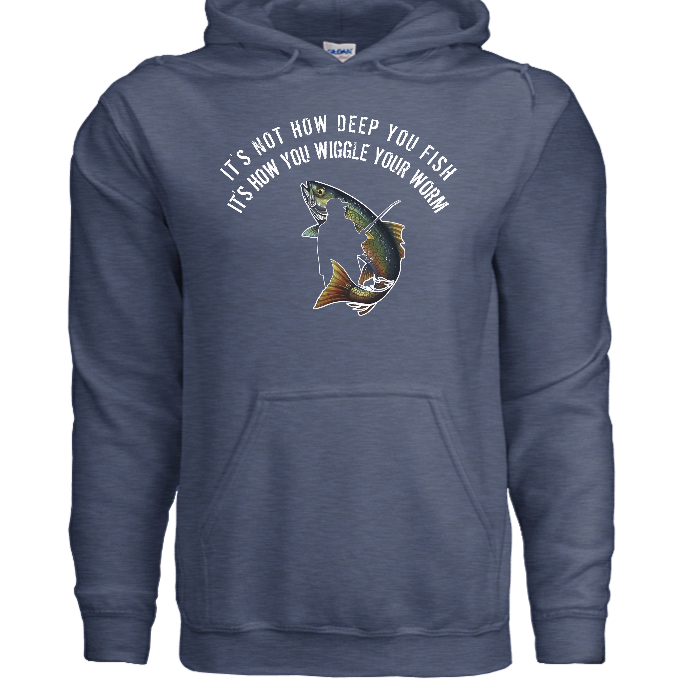 Heather Sport Dark Navy - G185 - FRONT