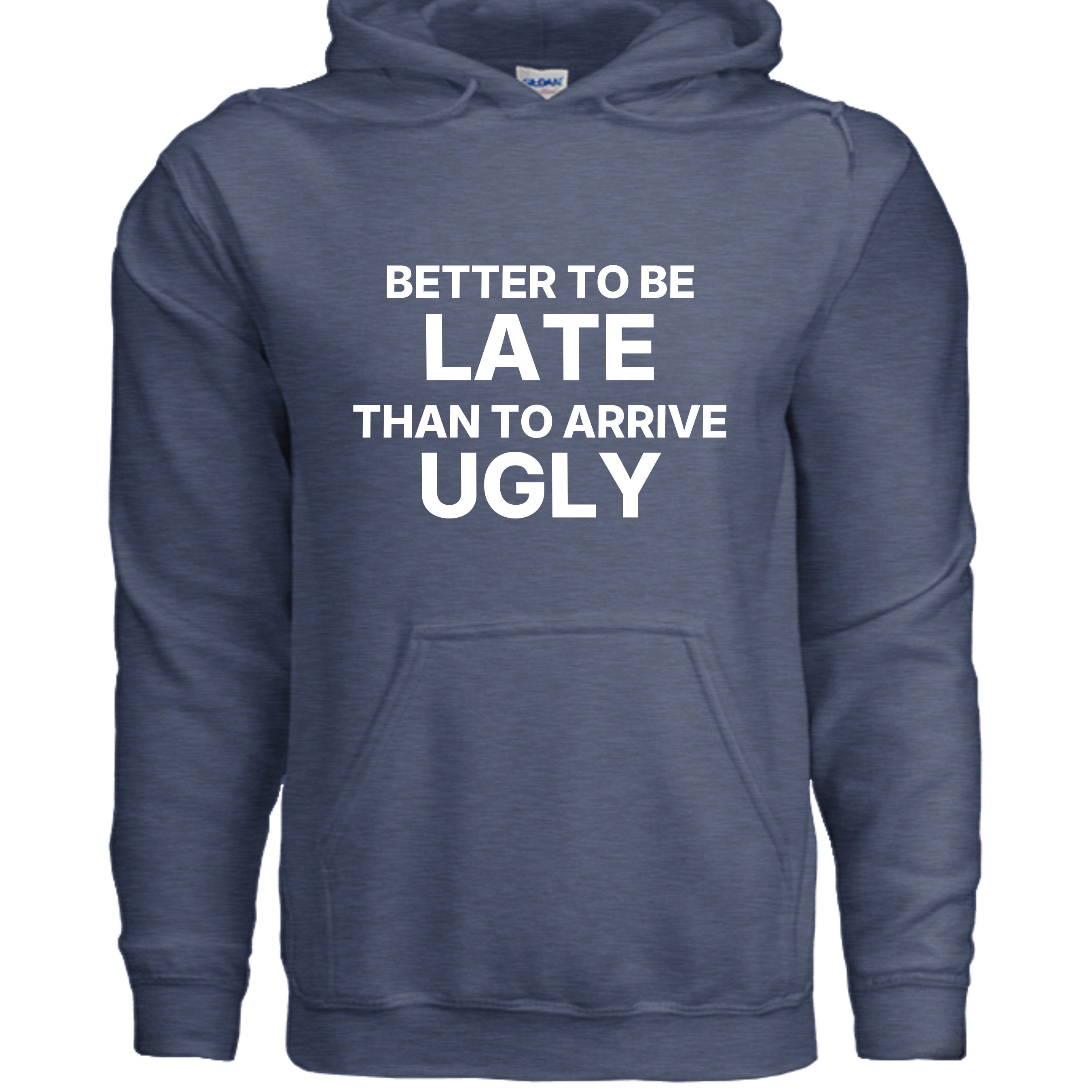 Heather Sport Dark Navy - G185 - FRONT