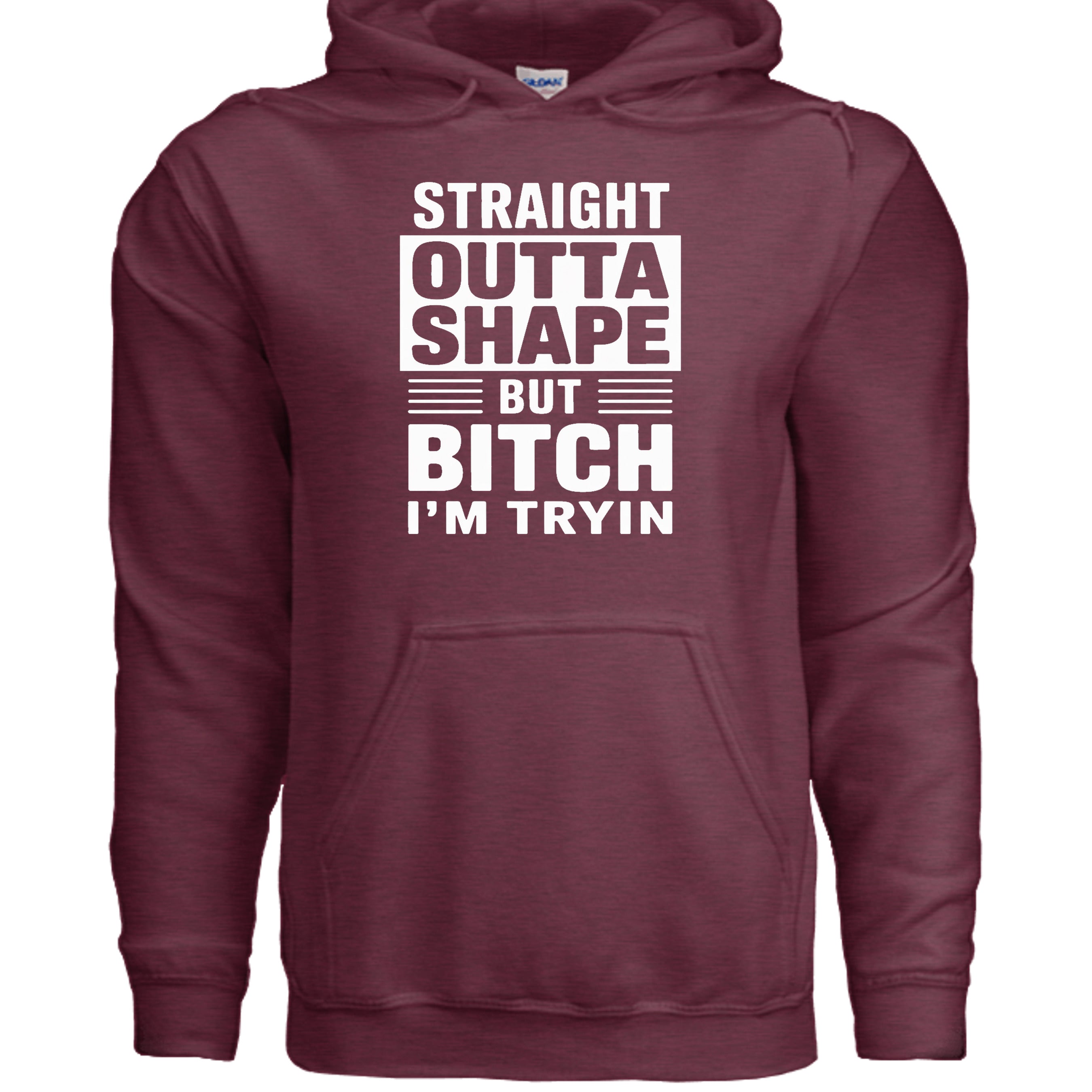 Heather Sport Dark Maroon - G185 - FRONT