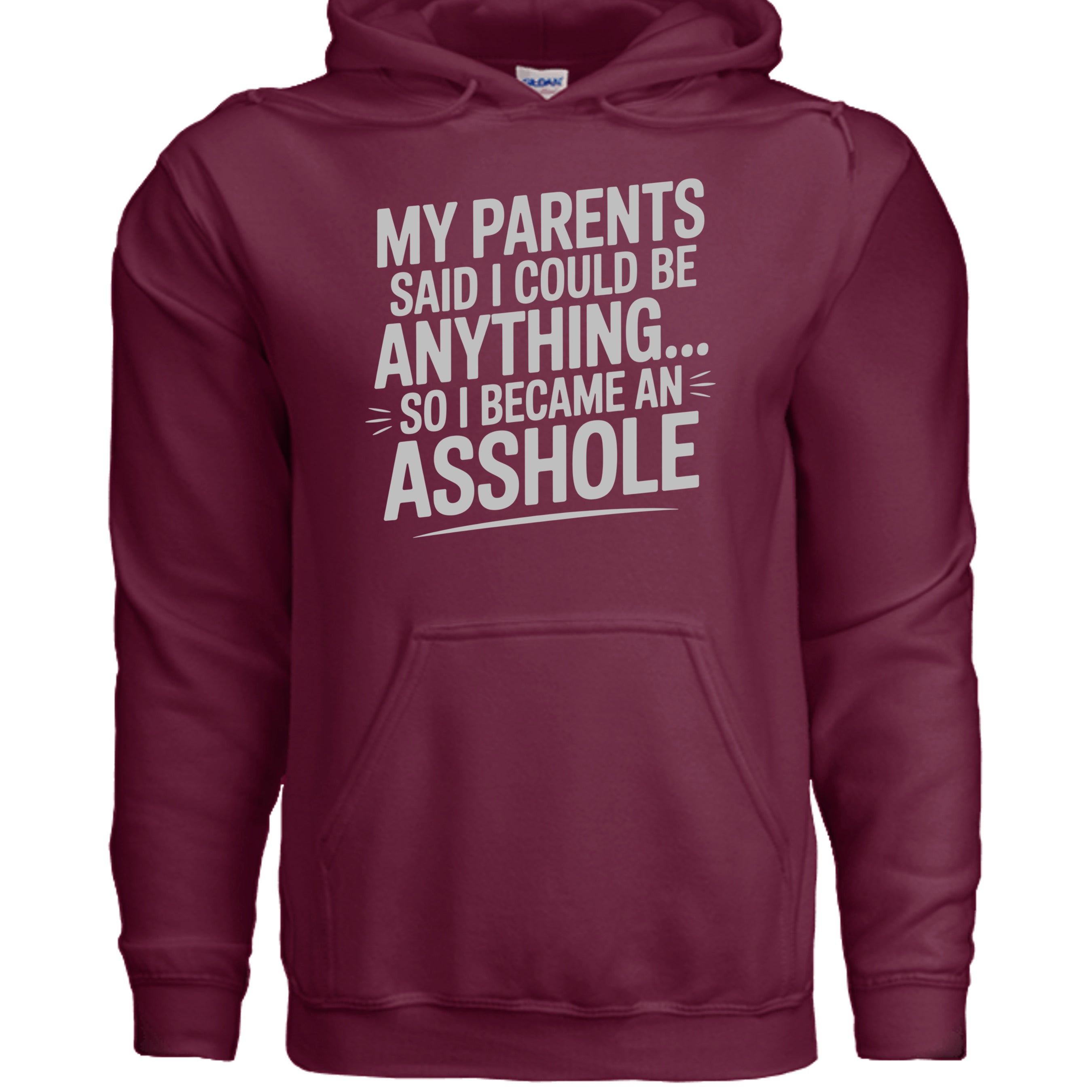 MAROON - G185 - FRONT