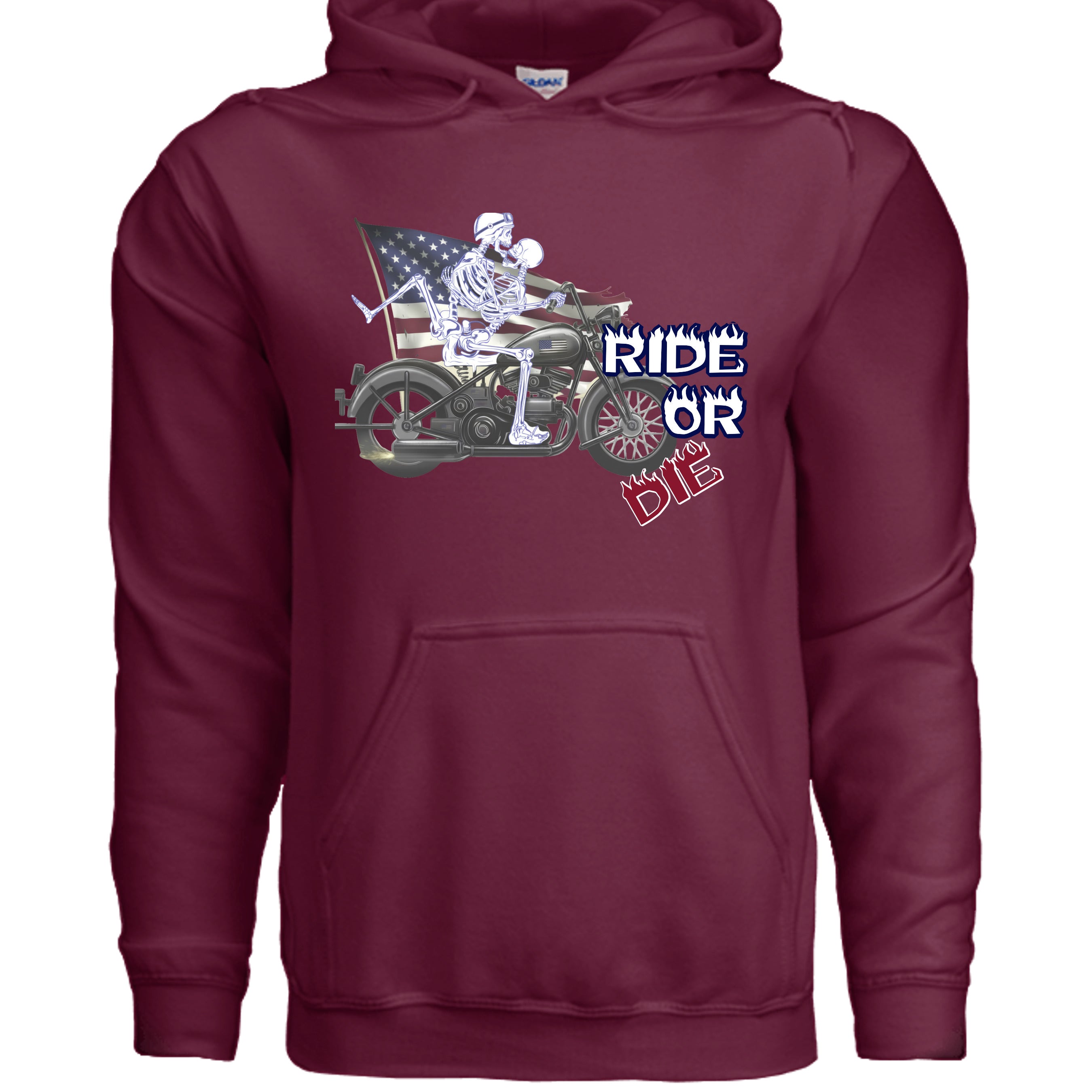 MAROON - G185 - FRONT