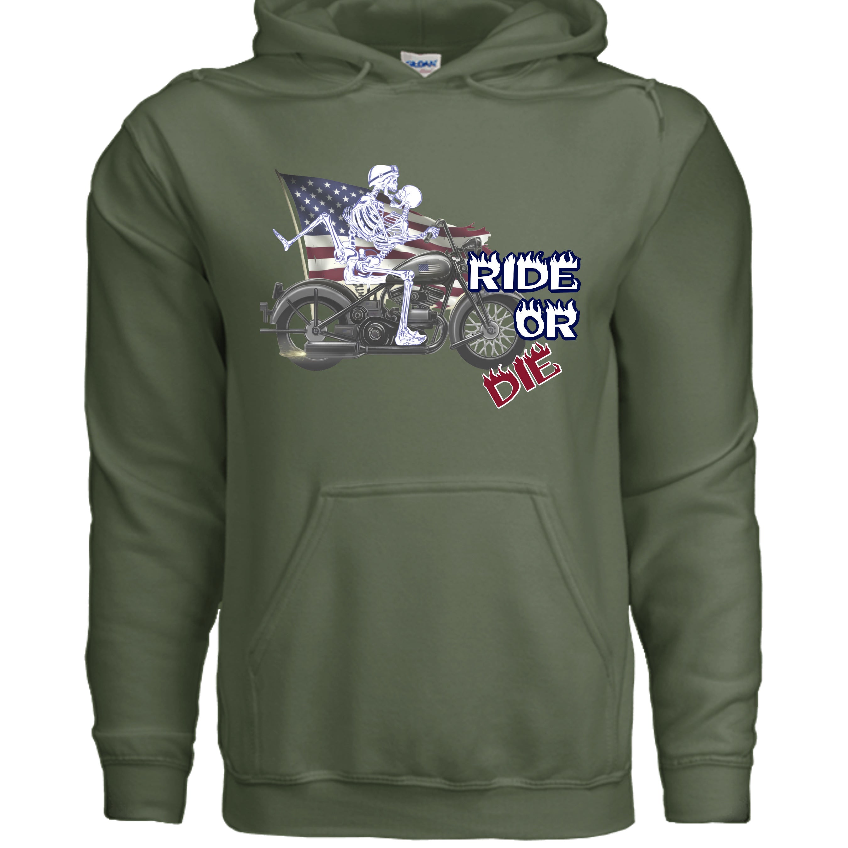 MILITARY GREEN - G185 - FRONT