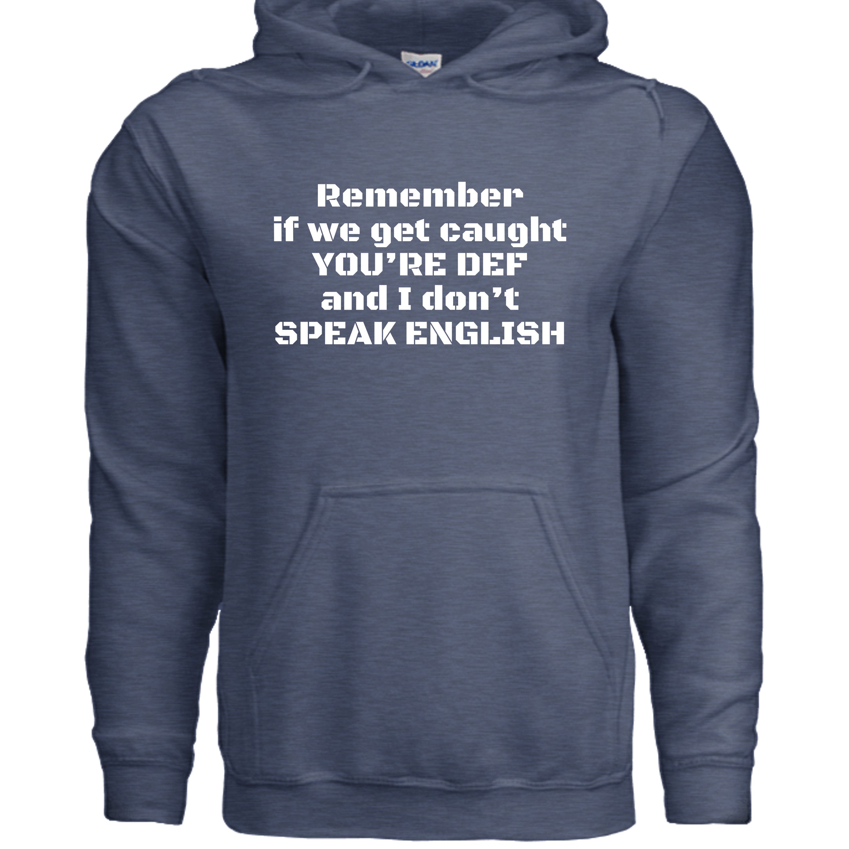 Heather Sport Dark Navy - G185 - FRONT