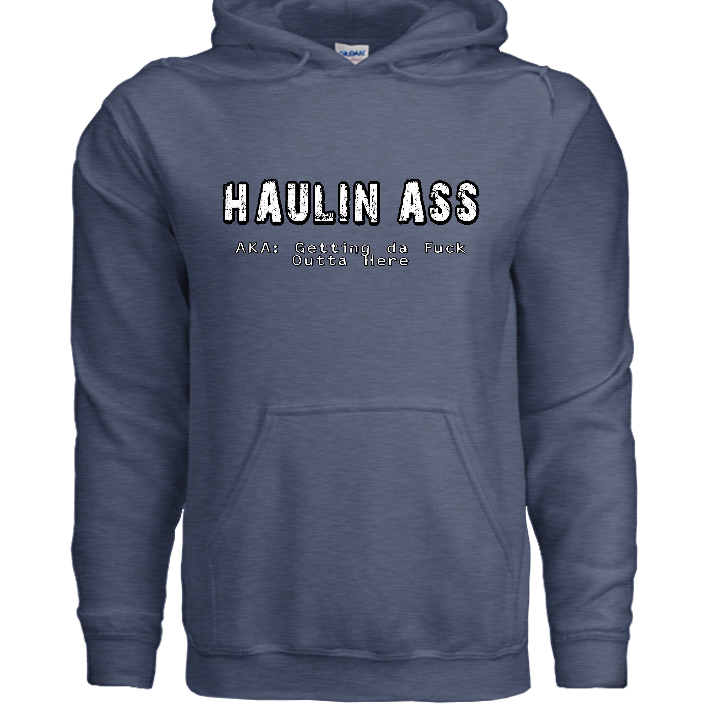Heather Sport Dark Navy - G185 - FRONT