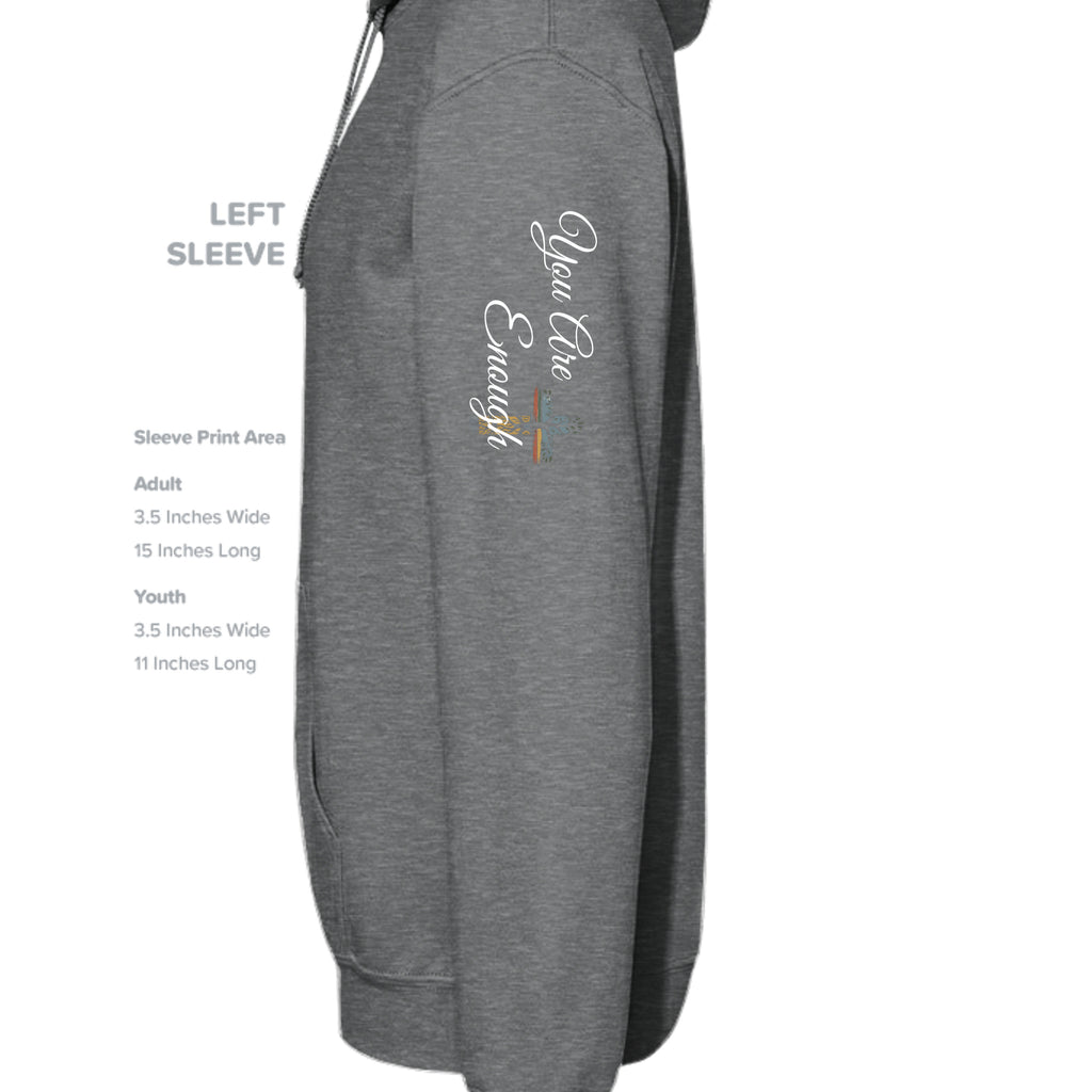 Fan Charcoal Heather - G185 - SLEEVE_LEFT