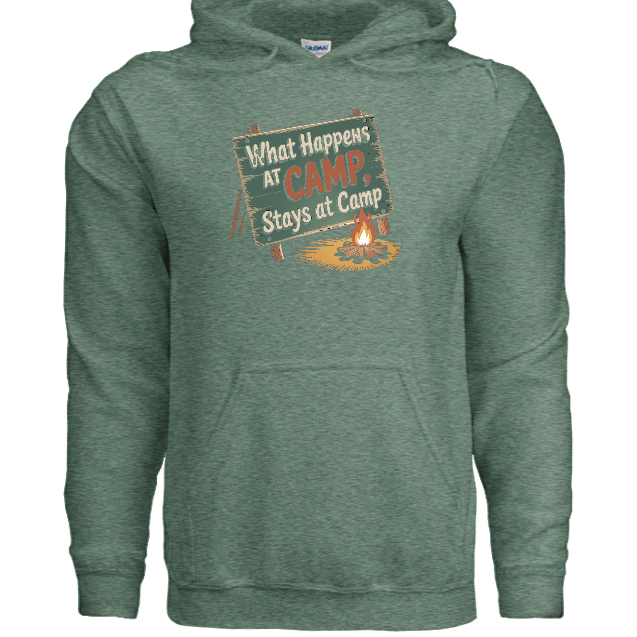 Heather Sport Dark Green - G185 - FRONT