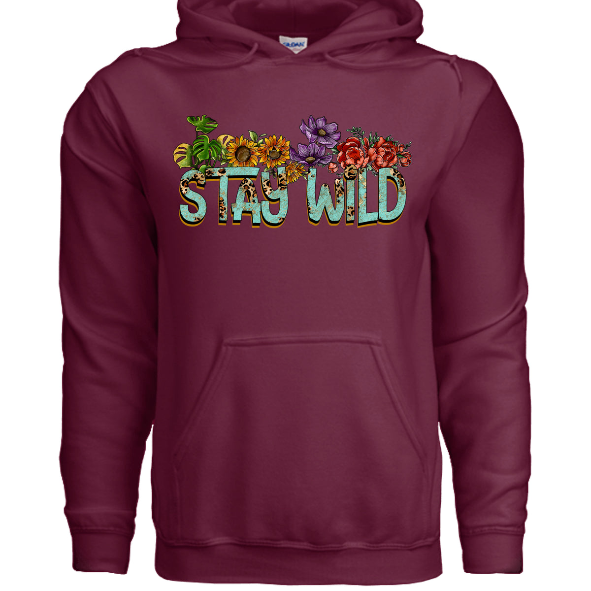 MAROON - G185 - FRONT