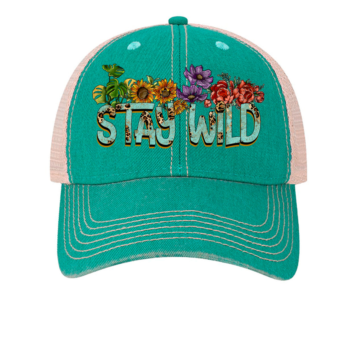 Aqua/ Khaki - OFA - FRONT